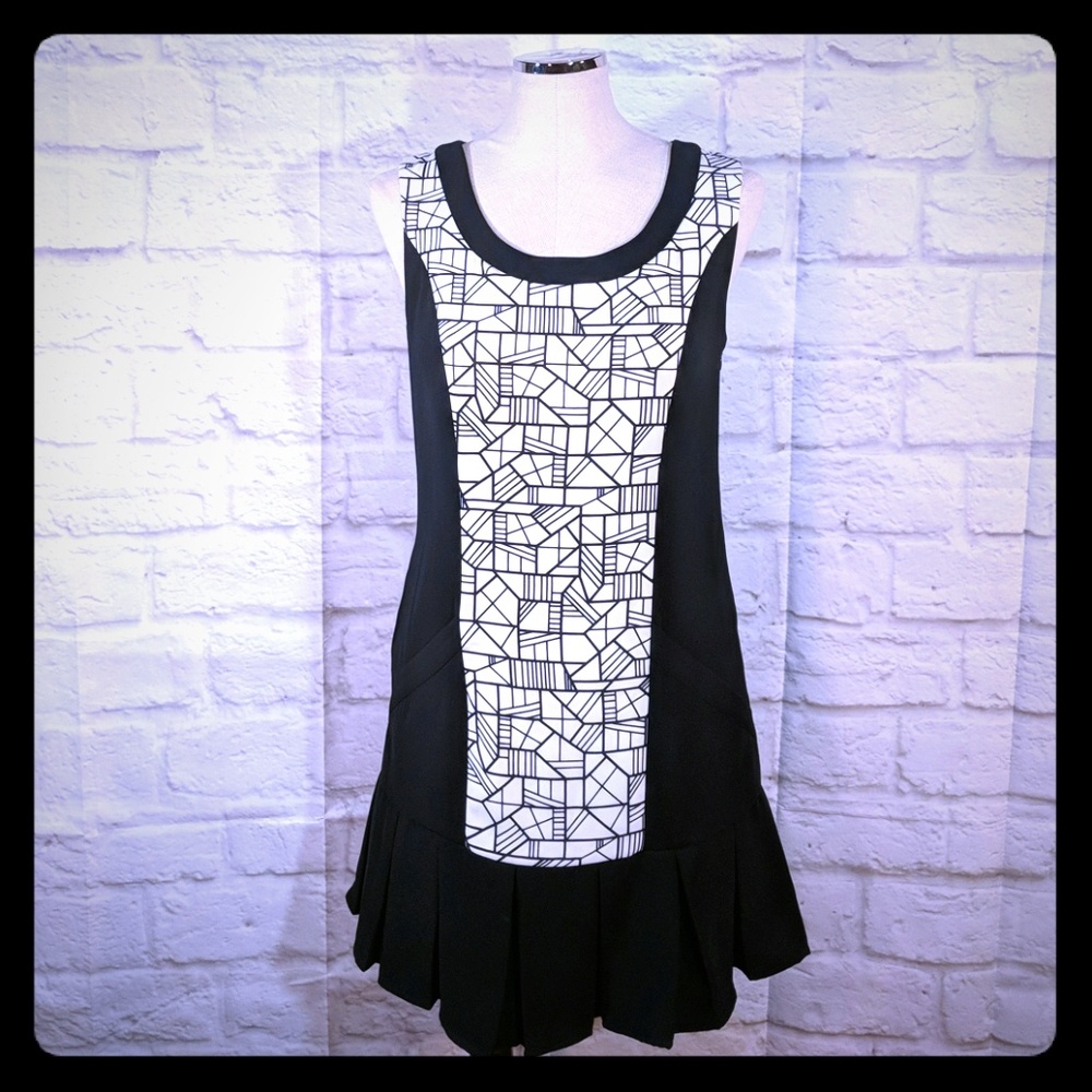 Jonathan Saunders sleeveless liquid knit dress M